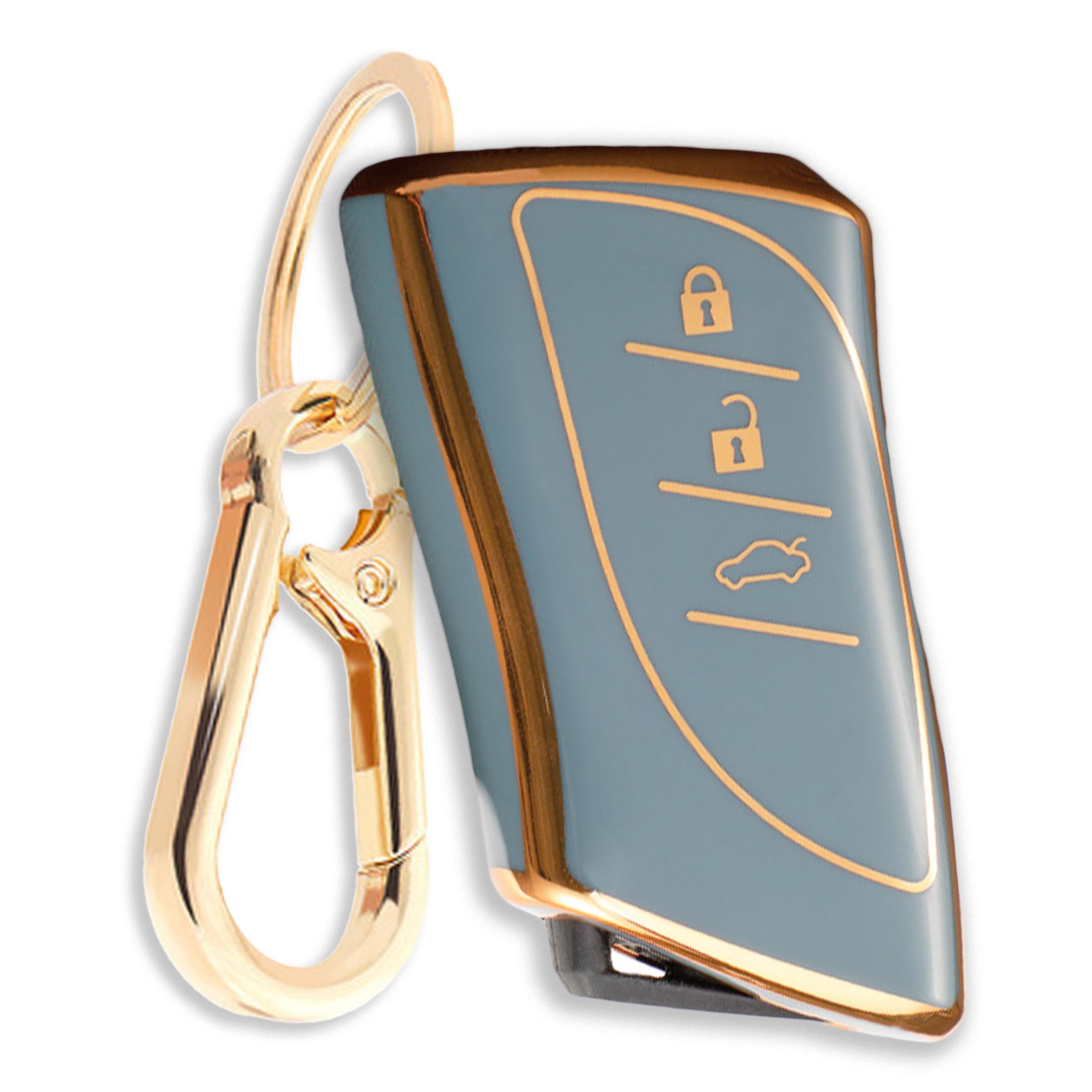 [FRACTAL CREATION] Compatible with Lexus New Triangular Smart Key Cover синий