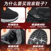 Men's Snow Boots Winter Shoes Warm and Cold-proof Outdoor Piled Thickened Large Cotton Boots Middle Help Dad Shoes