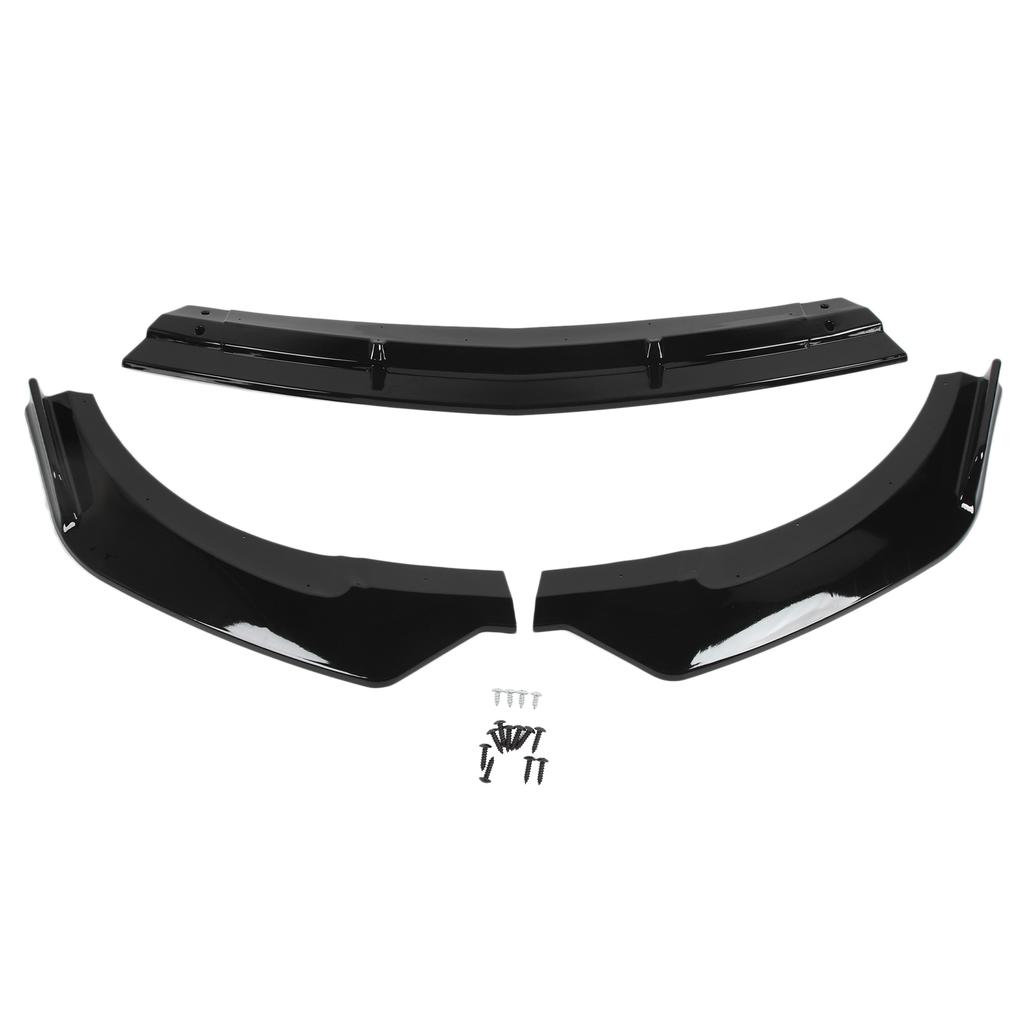 Frontstoßstangendiffusor, perfekte Passform, verschleißfester Frontstoßstangenspoiler, einfach zu installieren, 3-teilig, für E-Klasse W213