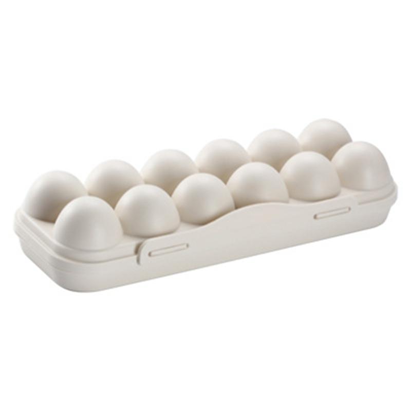 1218 Pack Egg Holders for Refrigerator Plastic Egg Containers with Lid Fridge Egg Tray Egg Storage Box 790₽