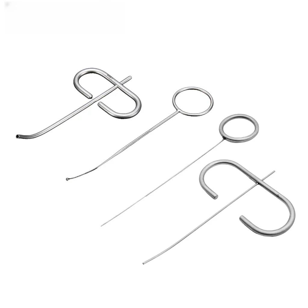 1 Pc Dental MTA Plugger Applicator Bone Implant Collector Powder Meal Conveyors Teeth Filling Syringe Carrier Straight/Curved Head