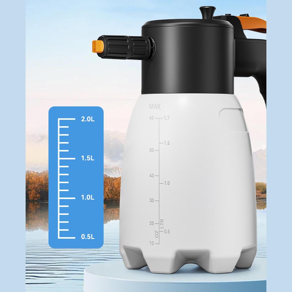 1700ml Car Electric Foam Sprayer USB Charging Labor Saving 9.6x4.9inch Versatile