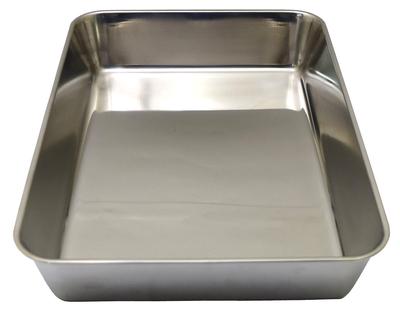 TAKAGI Stainless Steel Square 6 Capacity Stainless Oil Cutting Made In Japan Bat, Pieces, 11L, Rectangular, Steel, Silver, Preparation, Deep-Fried