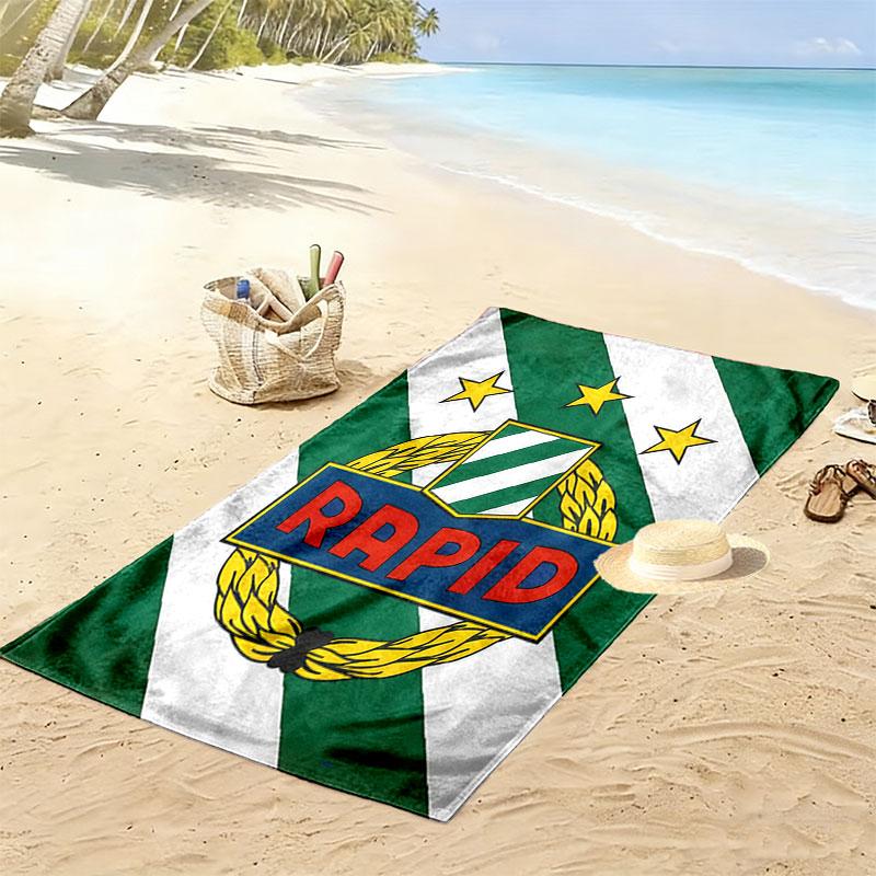 Asciugamano da Spiaggia Rapid Vienna Print, Asciugamano Grande Morbido ad Asciugatura Rapida per Spiaggia Campeggio Nuoto