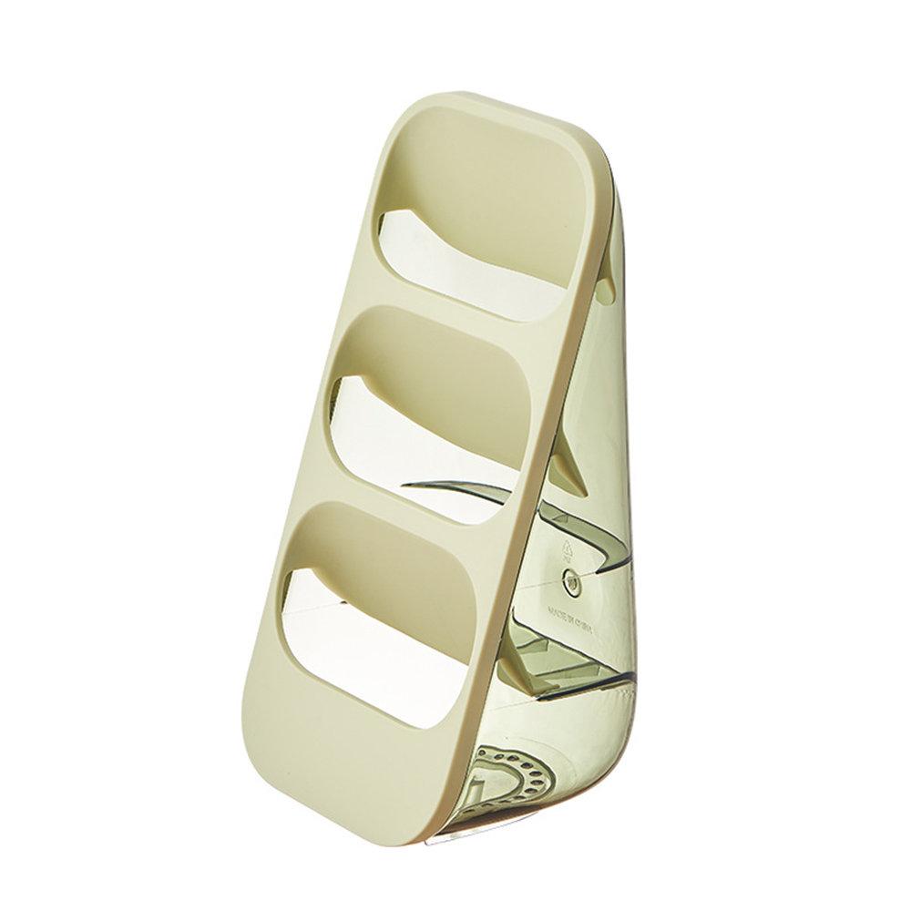 3 Layers Kitchen Cutlery Organizer - Utensil Storage Drainer Rack for Table Top Silverware Holder for Spoons Forks Chopsticks