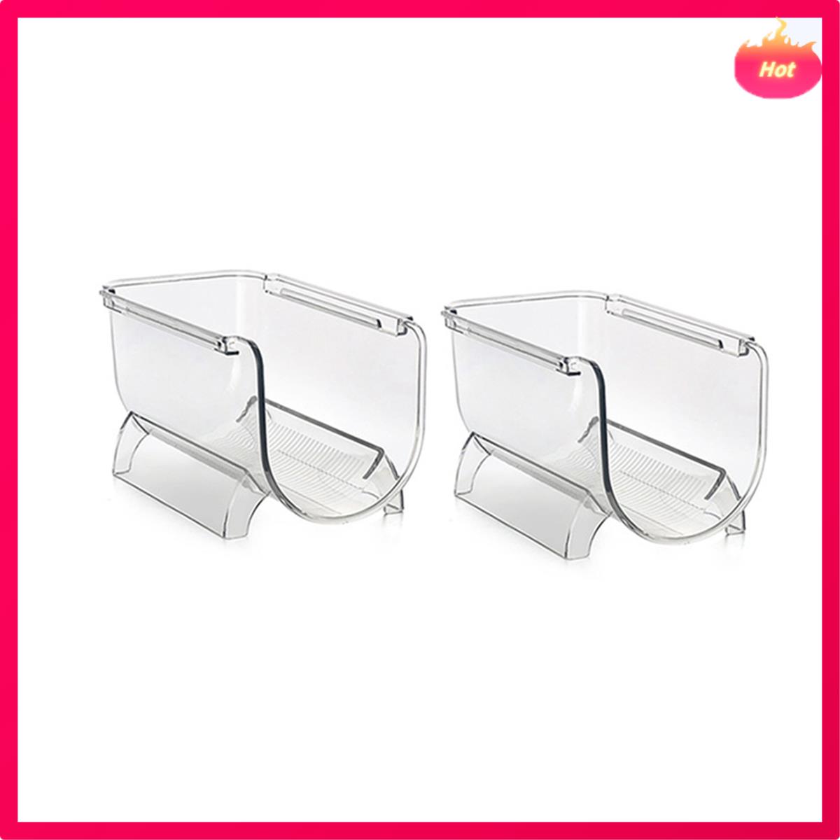 Refrigerator Organizer Kitchen Bottle Storage Rack Stackable Wine Holder Bottles Display Shelf Fridge Kitchen