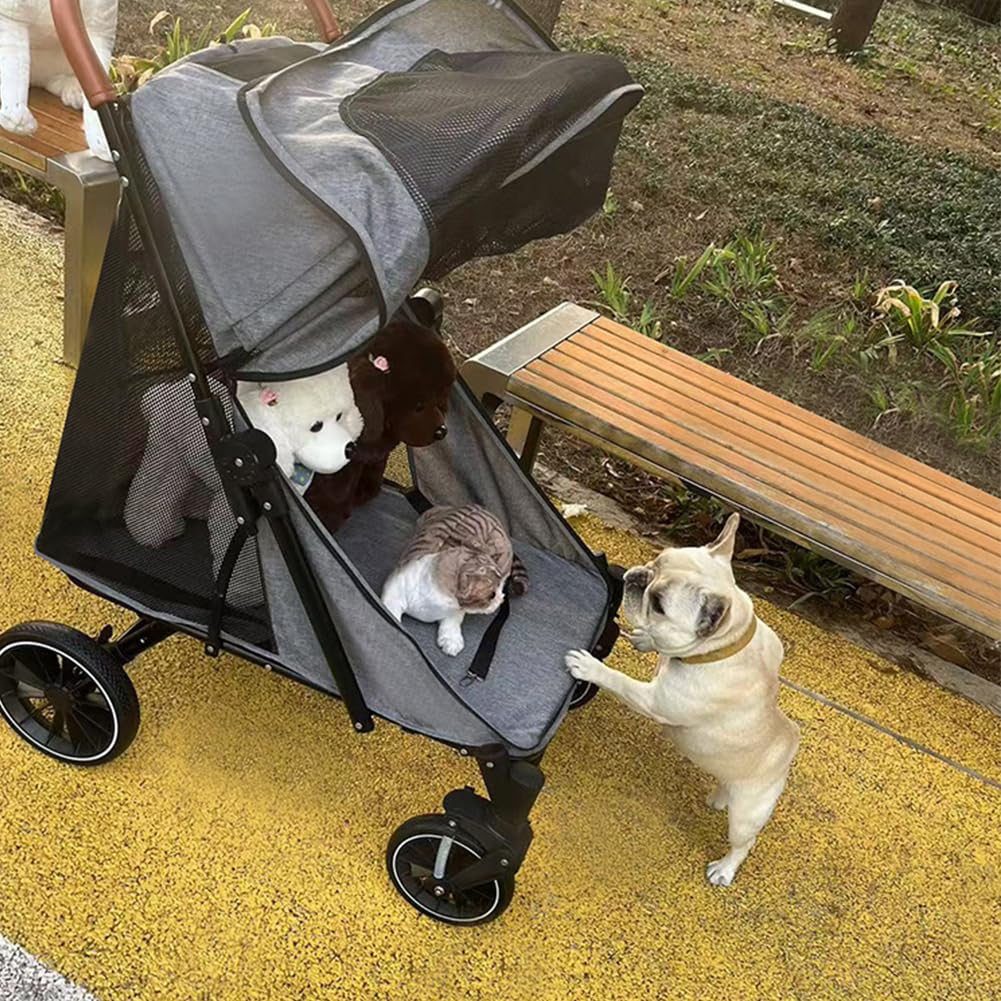 Athvcht Pet Separate Type with Easy To Assemble Dog Easy To Store Dog Large Heavy Load Convenient for Going Small Medium Large Dogs Cart,