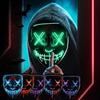 Multi Style Glowing LED Purge Mask Professional Wireless Luminous Party Mask Flashing Decorative Headgear Masker For Halloween