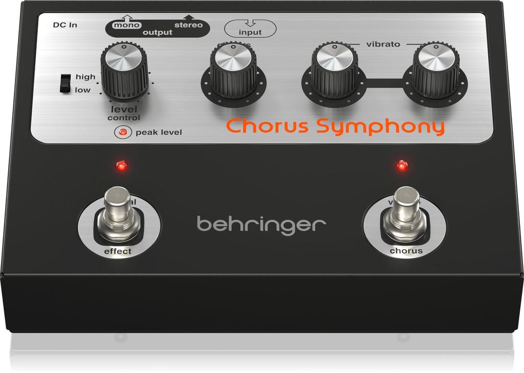 Behringer CHORUS SYMPHONY Modulation Pedal Chorus Vibrato Behringer