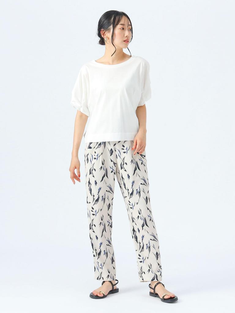 Beams Heart Tee Twist Sleeve Pullover FREE S/S Women's OFF_WHT