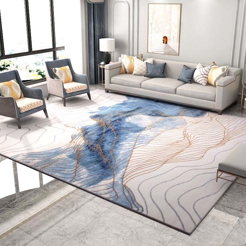 Carpet American Living Room Modern Simplicity of Large Carpet Light Luxury Nordic Bedroom Floor Mat Absorbent Carpet Doormat