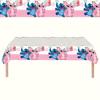 Disney Stitch Cartoon Tablecloth Great Gift for New Year, Holiday Decoration, Birthday Party Catering