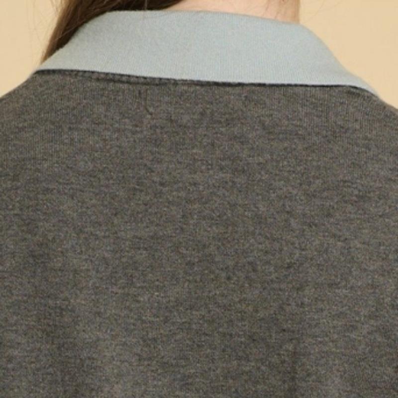 BCBG Layered Collar KniT T shirT B6s1x410