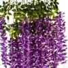 12 Pieces Artificial Wisteria Bush Garland Arch Simulation for Home Decor