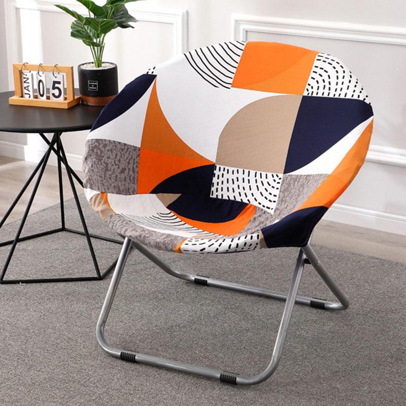 Moon Chair Dust Cover Removable Washable High Stretch Sun Chair Cover Seat Protector Anti-Dirty Elastic Slipcovers (NO Chair)