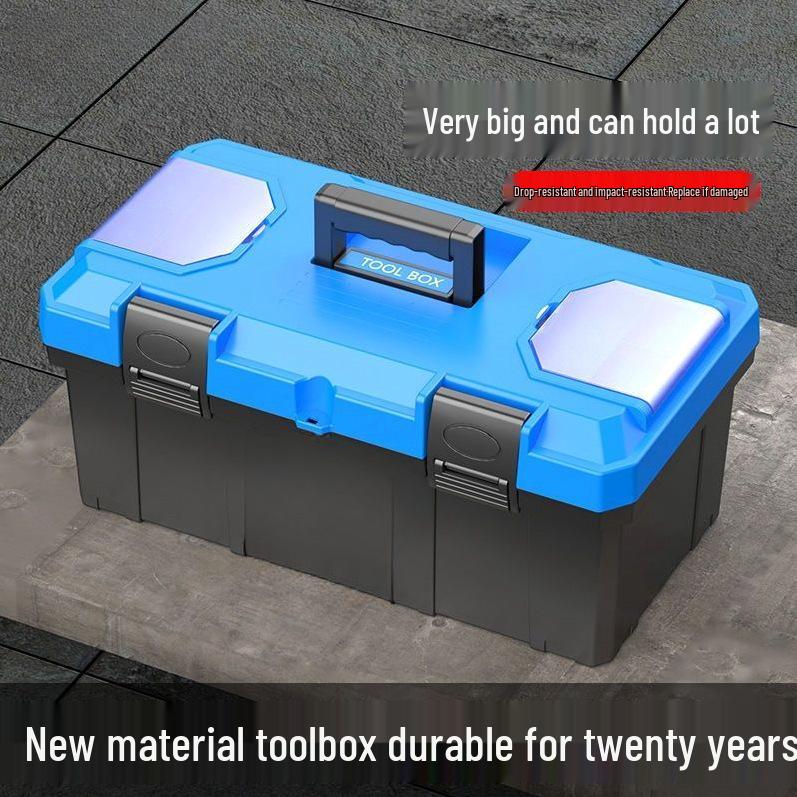 Extra tjock multifunktionell handhållen förvaringslåda i plast