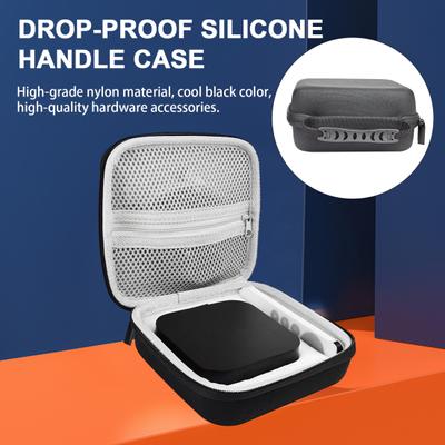 Funda Protectora con Asa de Silicona a Prueba de Golpes Bolsillo de Malla Resistente a la Suciedad Bolsa de Almacenamiento Estuche de Transporte Apple TV 7