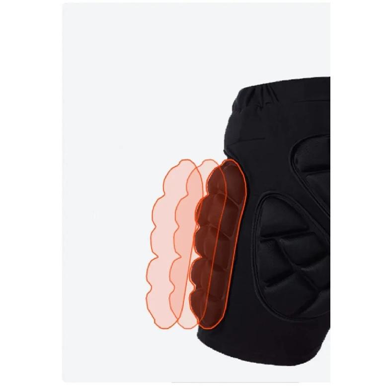 Anti-Fall Hip Protection Pants Unisex Hip Butt Padded Short Pants Roller Skating Ski Protective Equipment Outdoor Sports Hip Pad