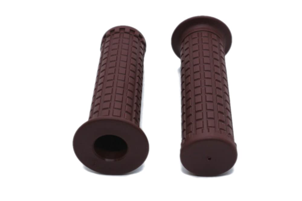 Beatus Handle Grip Bike 22.2mm Handle Universal Block Non-Piercing (Brown)