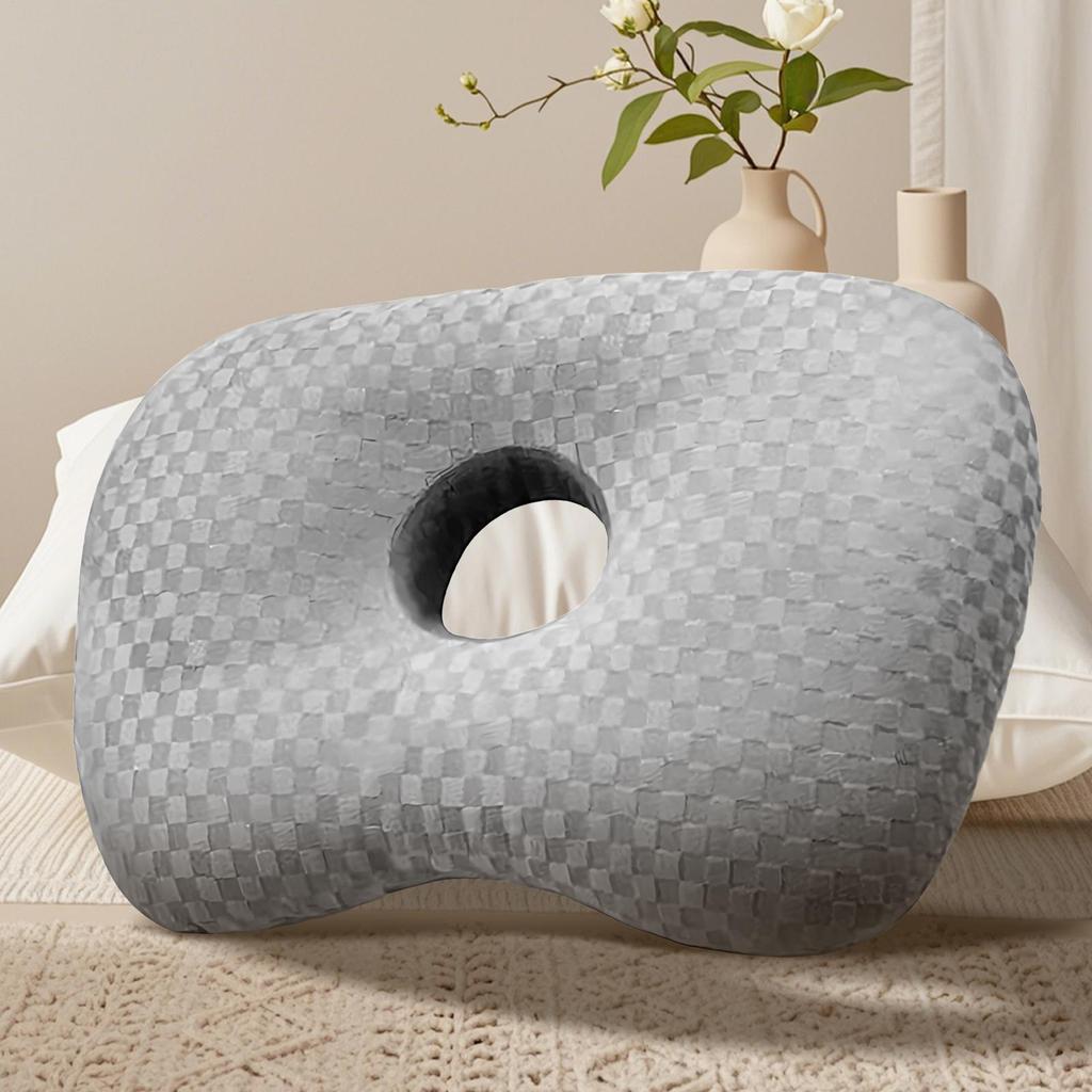ear piercing pillow Side Sleepers Donut Pillow Protective Sleeping Pillow side sleeping non pressure ear pillow Stuffed Cushion