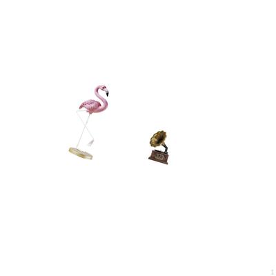 Flamingo Resin Statue Bird Sculpture Home Decor Fireplace Modern Art Garden Figurine Collectible