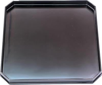 Fukui Craft 1 Shaku Corner Cut 11014510 Tray, Black,
