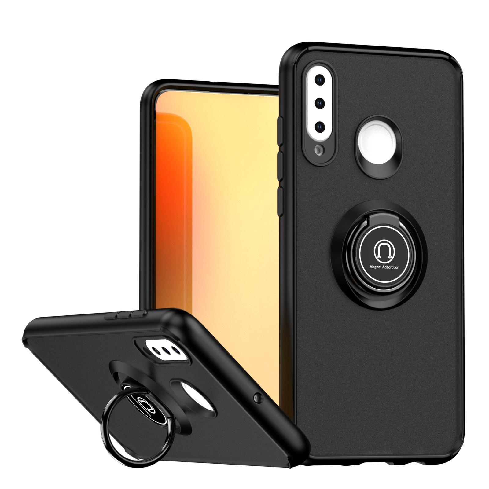 Schokbestendige Hoes Voor Huawei P30 Lite Case Beugel Magnetische Houder Telefoonhoesje Voor Huawei P30 P30 Pro Huawei P30 Pro beige