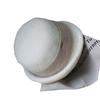 Coffee flavor "% wool top hat high-end fashion versatile sheep felt hat retro thermal basin hat crimped bucket hat women