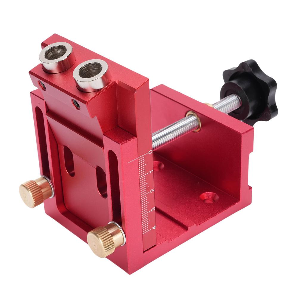 3 In 1 Portable Screw Jig Set Adjustable Precise Drilling Aluminum Alloy Woodwork Guides Joint
