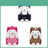 Cute Bunny Plush Backpack For Kids With Waterproof Nylon Materials For School And Kindergarten Use