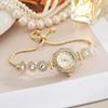 Lazy free pull-out women's bracelet women's watch fashion color diamond fashion temperament quartz watch