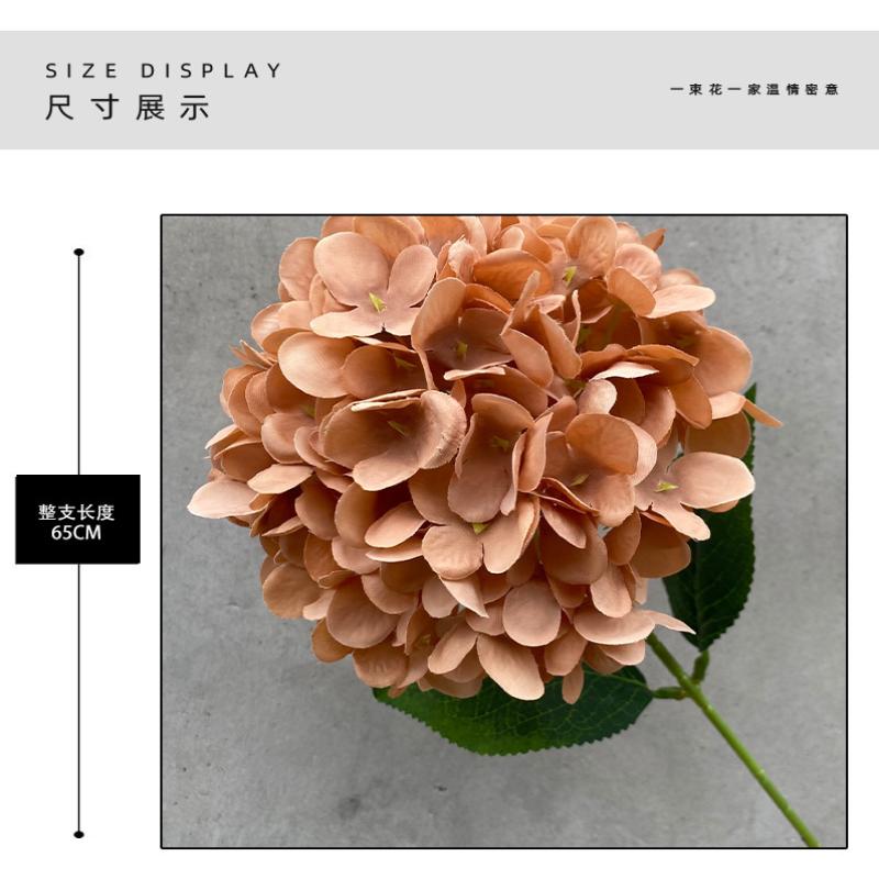 Artificial Flowers Fake Silk Hydrangea Bridal Clearance Wedding Decoration Home Room Table Accessories Garden Party Festival