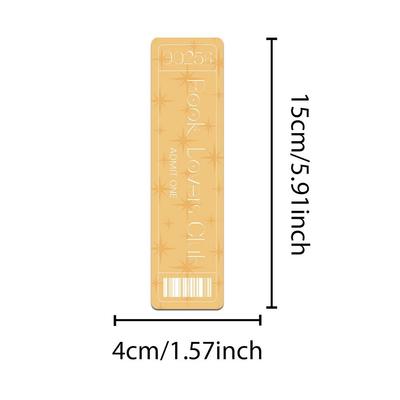 30pcs New Book Lovers Bookmark Waterproof Rectangular Reading Book Clip Gift DIY Pagination Mark School Office Supplies