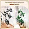 Luxurious Large Faux Green Plant Decoration for Indoor Use