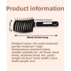 Curved Boar Bristle Hair Brush Professional Detangling Hairbrush Head Massage Comb Hairdressing Styling Comb for Women Men
