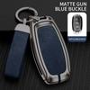 Metal Leather Car Key Case Cover Shell for Hyundai Santa I30 IX35 Encino Kona Solaris Accent Fe Azera Grandeur Elantra Accessory