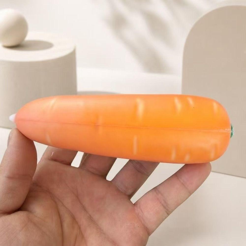 Anxiety Relief Carrot Squeeze Toys Sound Crispy Corn Fidget Toy Sensory Stress Toy for Kids Adults