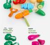 Qie Qie Le Kids' Educational Wooden Kitchen Toy Set: Magnetic Fruits & Vegetables for Ages 4-6