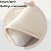 All-inclusive  Plush Quilted Headboard Cover Thick Velvet Bed Head Cover Bed Backrest Dustproof Soft Bedside Protector Cover