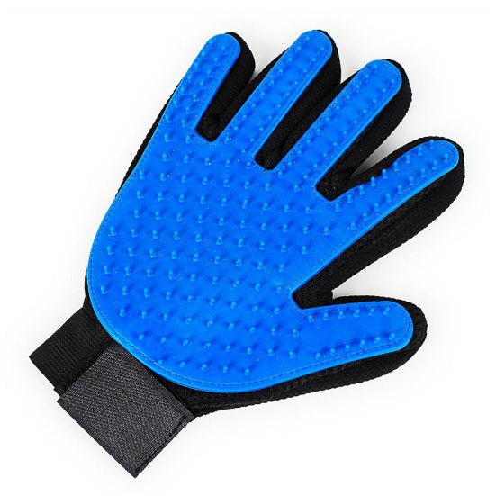 Silicone Pet Dog Cat Massage Gloves Grooming Cleaning Hair Removal Brush Comb