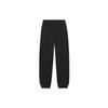 Li Ning Sports Fashion Series Solid Color Drawstring Cuffed Sweatpants Women bottoms Black AKLS952-4
