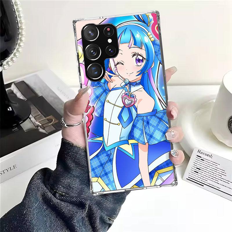 Pretty Cure Anime Soft Phone Case For Samsung Galaxy S22 S23 S24 S25 Edge S26 Ultra S20 FE S21 Plus + Fundas Coque Galaxy S20 S2