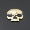 Car motorcycle personalized modification car logo metal skull ghost head eagle wings decorative car sticker scratch sticker