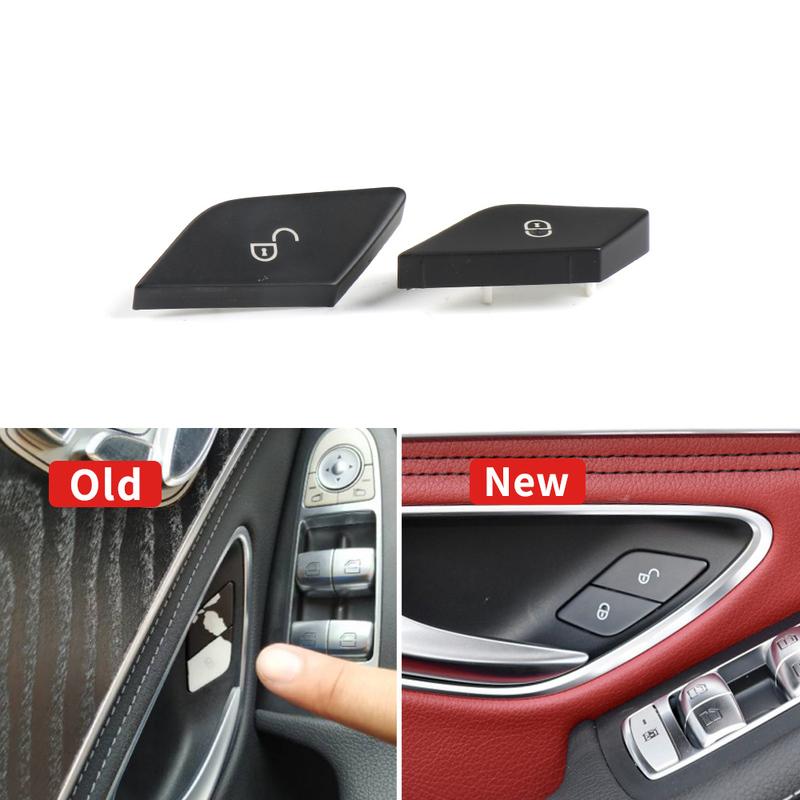 LHD RHD Car For Mercedes Benz C EQC GLC V Class W205 N293 W253 W447 Interior Central Door Lock Unlock Switch Button Cover