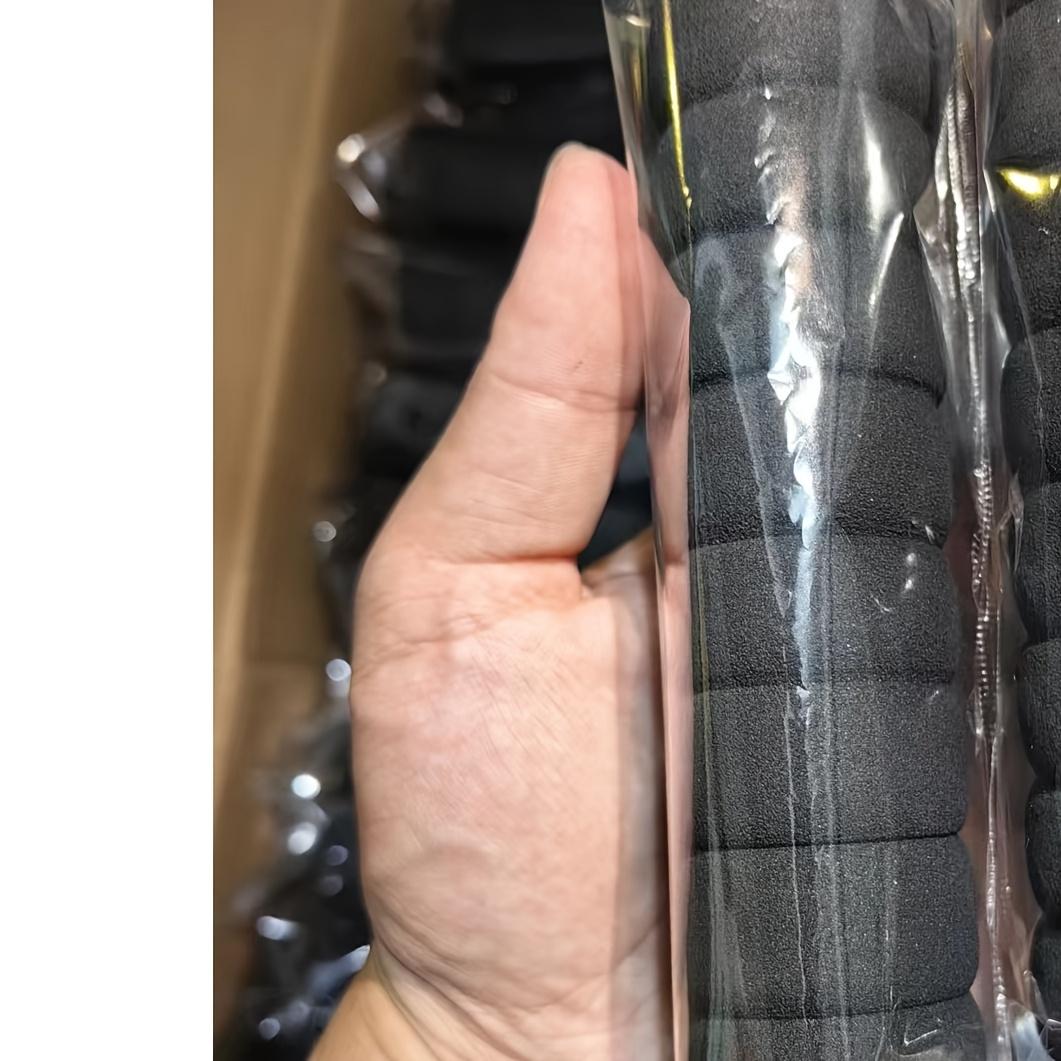 

1 шт. Накладка на дверную ручку, Защита от ударов из пеноматериала, Противоугольный чехол для дверной ручки для дома, комнаты, люкса - Мягкая накладка на ручку чёрный