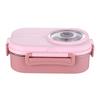 1 Pcs Portable Bento Boxes New 1000ml with Soup Bowl Stackable Lunch Container 304 Stainless Steel Snack Box Container Adult
