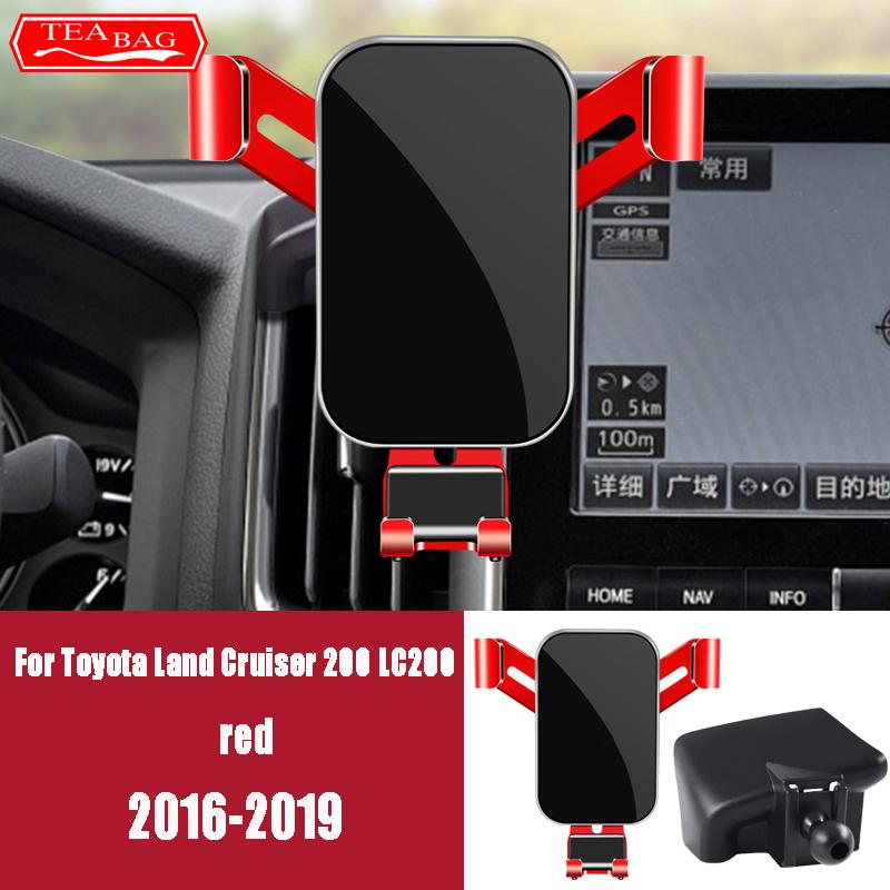 Auto Telefon Halter Für Toyota Land Cruiser 200 LC200 FJ Prado 2014-GPS Air Vents Navigation Halterung Innen