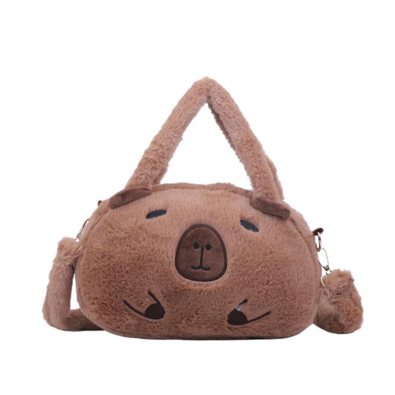 

Вода морская свинка кукла плюшевая мультяшная двухплечевой школьный рюкзак девочки милый подарок сумка-мессенджер круглая сумка