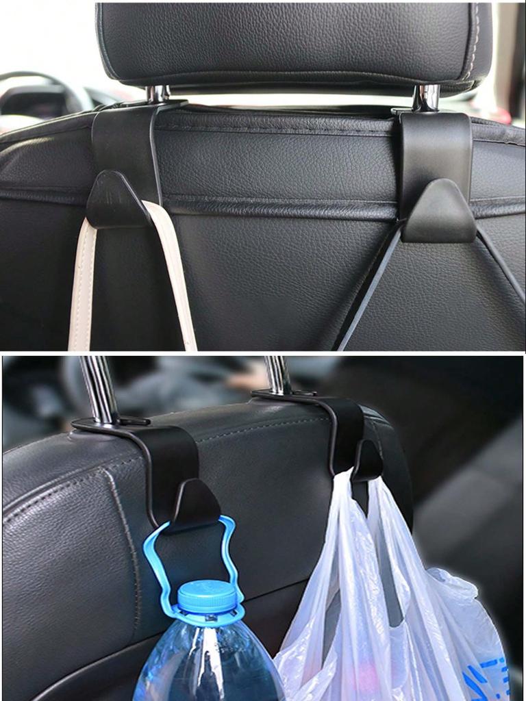 2pcs Car Seat Back Hooks, Universal Vehicle Seat Hook Hanger, Car Interior Accessories, Hidden Multifunctional Organizer, Car Back Seat Hooks