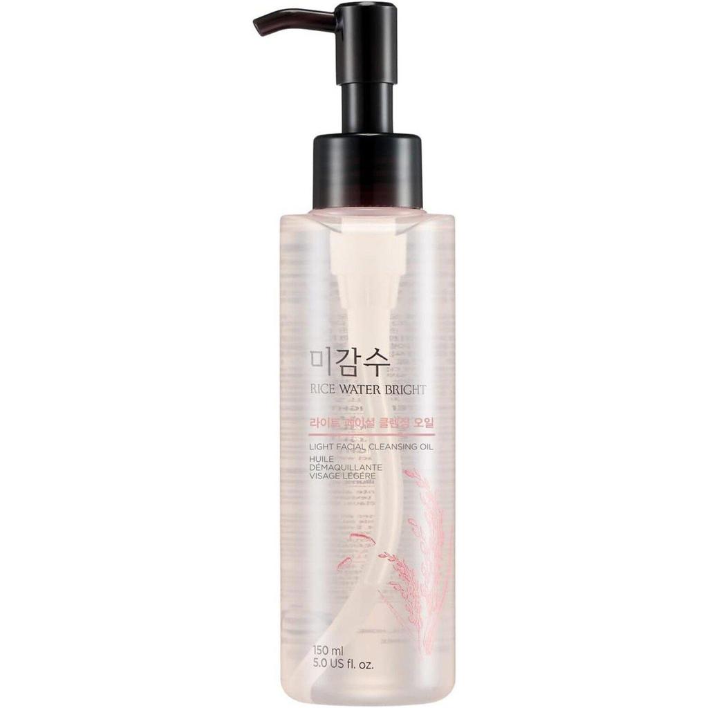 The Face Shop Huile nettoyante pour le visage riche et lumineuse à l'eau de riz 150 ml